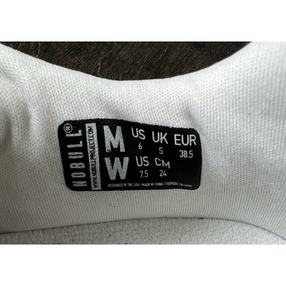 Nobull Allday Ripstop Runner Unisex M6 W7.5 Workout Gym Shoes White Gum - Picture 8 of 9